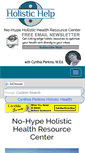 Mobile Screenshot of holistichelp.net