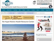 Tablet Screenshot of holistichelp.net